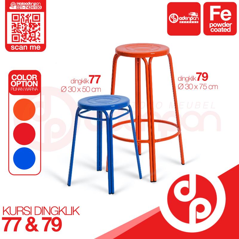 KURSI BAKSO / DINGKLIK 77 79 70 & 75 cm BINA KARYA [ODENPAN]