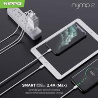 Gambar Hippo Nymp 2 Adaptor Charger 2.4 A Smart Detect Charging - Putih dari HIPPO SURABAYA Kota Surabaya 4 Tokopedia