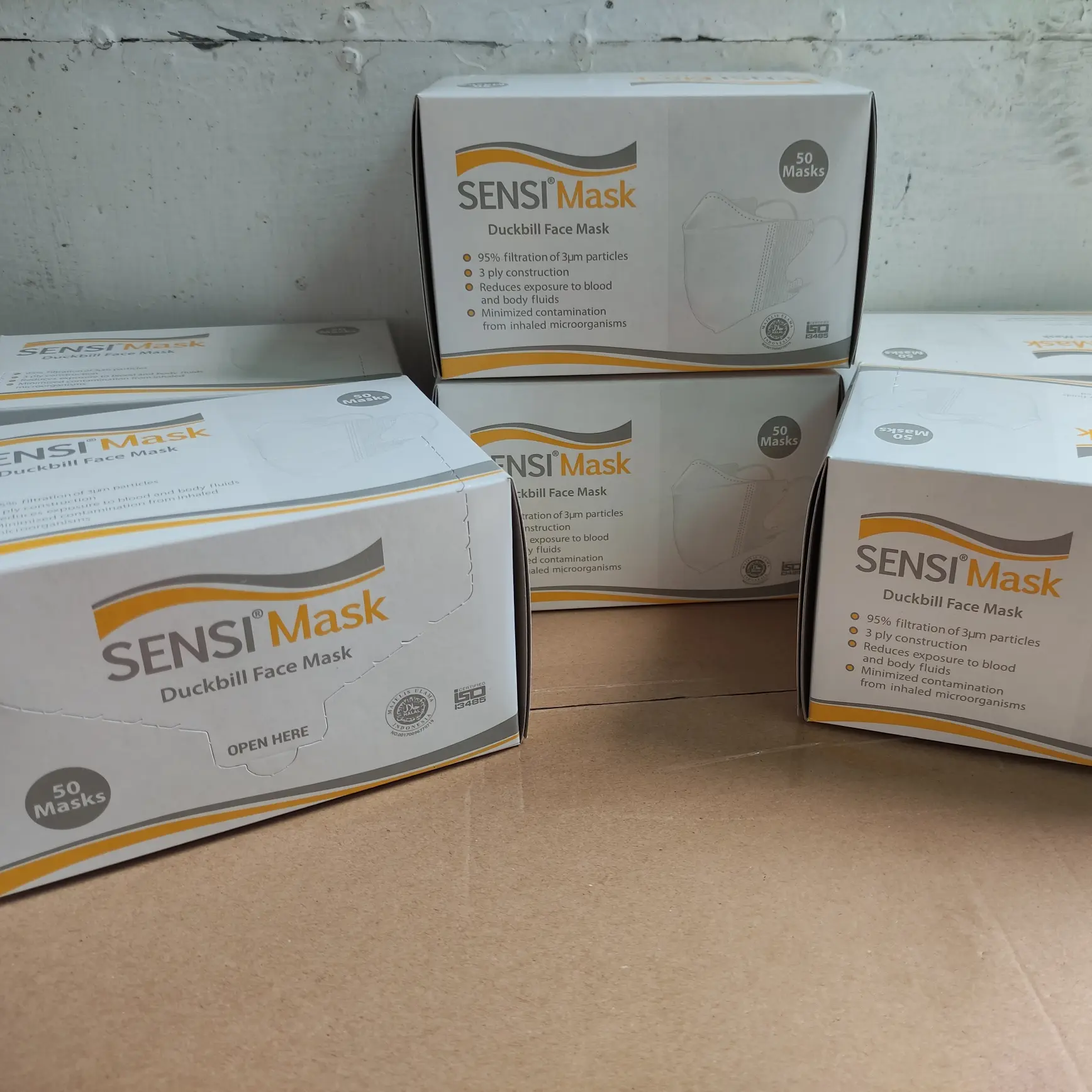 Masker Sensi Duckbill isi 50Pcs