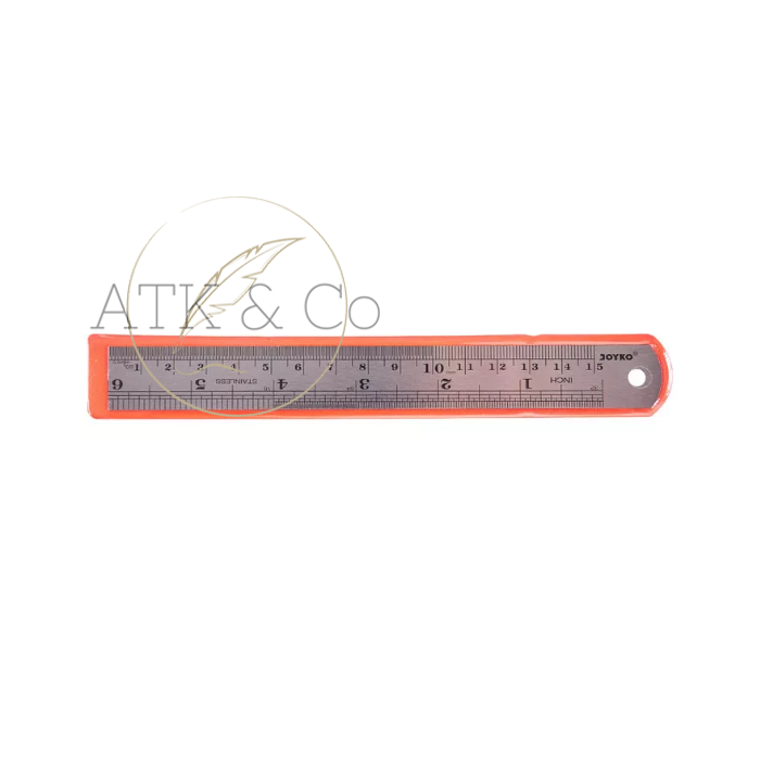 Gambar Penggaris Besi Joyko 15cm - Stainless Steel Ruler Joyko RL-ST15 15 cm dari ATK & Co Kota Bandung Tokopedia