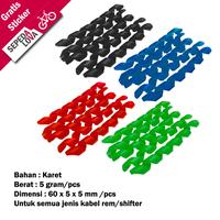 Gambar Karet Pelindung Spiral Kabel Rem Shifter Dan Frame Sepeda Dari Gesekan - Hijau dari Sepedalova Kota Serang 2 Tokopedia