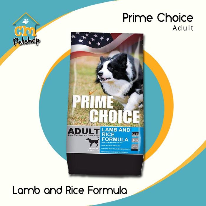 Gambar Makanan Anjing Prime Choice Lamb n Rice 40lbs dari CM Petshop Kota Administrasi Jakarta Barat Tokopedia