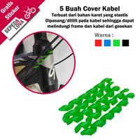 Gambar Karet Pelindung Spiral Kabel Rem Shifter Dan Frame Sepeda Dari Gesekan - Hijau dari Sepedalova Kota Serang 4 Tokopedia