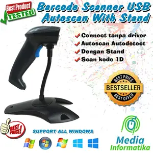 Barcode plus stand auto detect murah