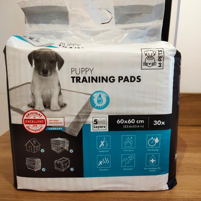 Gambar Mpets 5layer Puppy Training Pad 60x60cm 30pcs - alas latih pee dari Puppi Qube Store Kota Administrasi Jakarta Barat Tokopedia