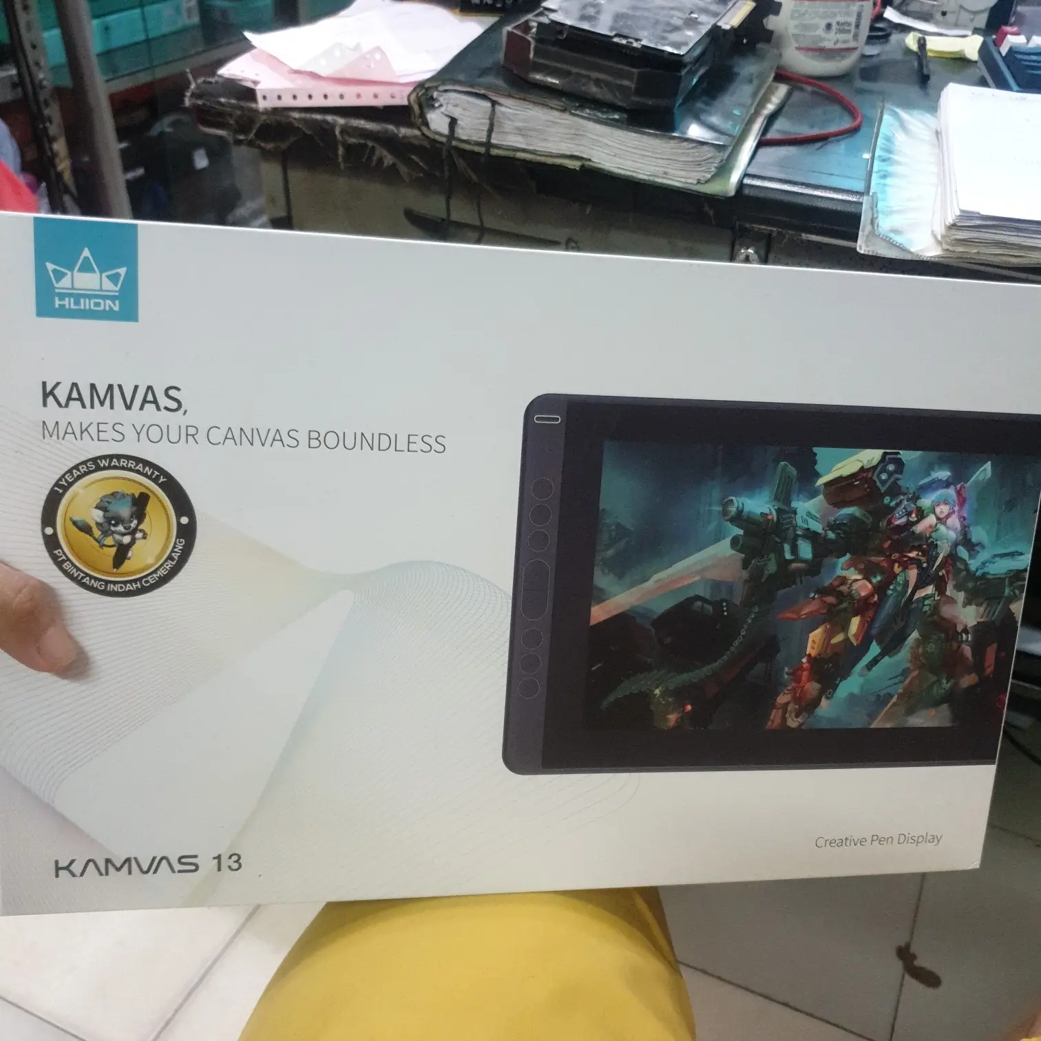 Huion Kamvas 13 (Android Ready) Pen Display Tablet Garansi Resmi