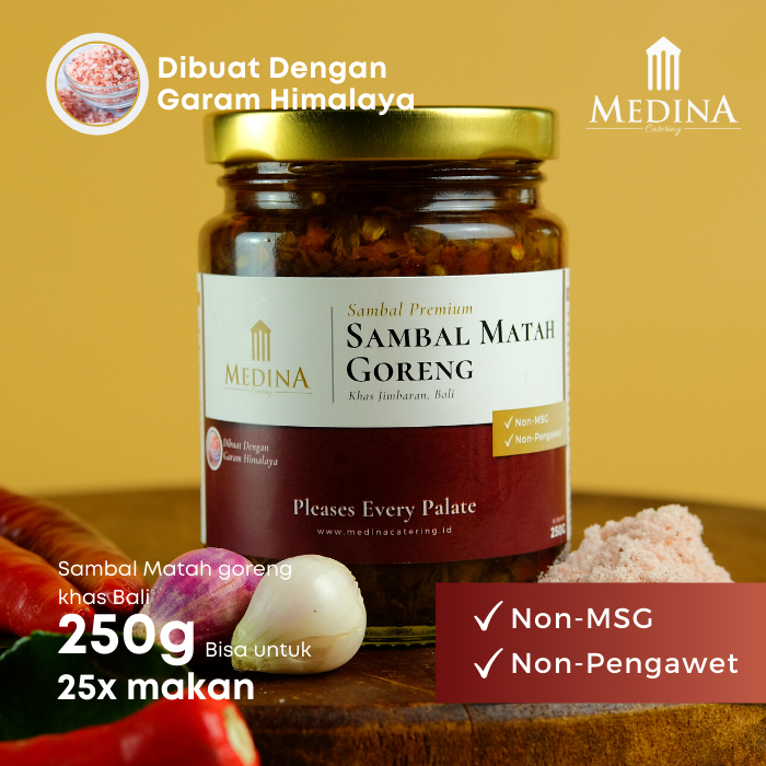 Gambar Sambal Matah Goreng Khas Bali (250gr) - Medina Catering dari Medina Express Kota Administrasi Jakarta Selatan Tokopedia
