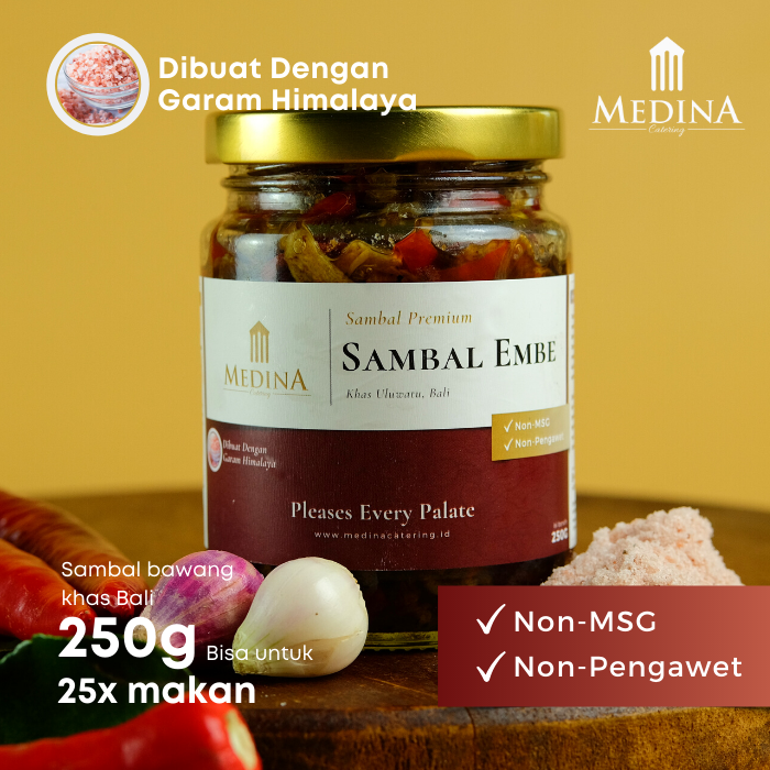Gambar Sambal Embe Autentik Khas Bali (250gr) - Medina Catering dari Medina Express Kota Administrasi Jakarta Selatan Tokopedia
