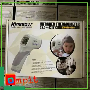 Thermometer infrared Krisbow/ Thermo Gun/ Termometer suhu tubuh
