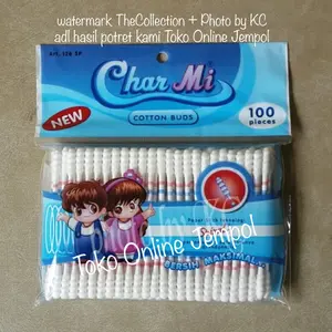 RM0053 (isi100) 126SP Cotton Buds Spiral CharMi korek kuping Telinga