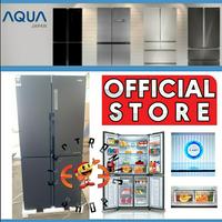 Gambar Aqua AQR IM 525 AM - Kulkas Multi Door - IM525AM - Black Dove - Promo dari E Three Shop Kota Administrasi Jakarta Utara 1 Tokopedia