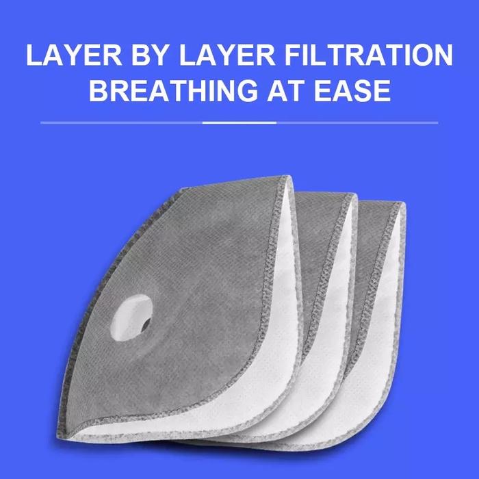 Gambar 2201F AOLIKES FILTER CARBON N95 PM 2.5 ANTI POLUSI VIRUS DEBU OUTDOOR dari Aolikes Indonesia Store Kota Tangerang Tokopedia