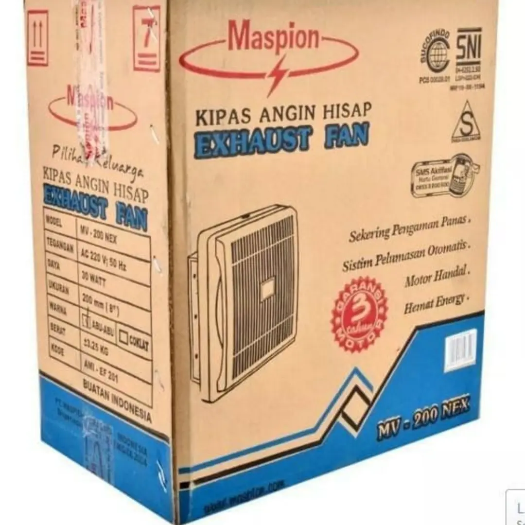 MASPION EXHAUST FAN MV 200NEX (8")
