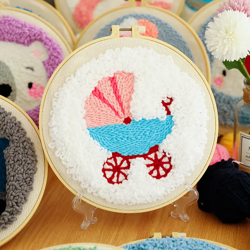 Punch needle kit hello baby