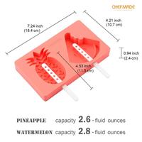 Gambar Silicone Ice Popsicle Molds Chefmade Cetakan es loli silikon Wk9440 dari Kochindo Kota Tangerang Selatan 1 Tokopedia