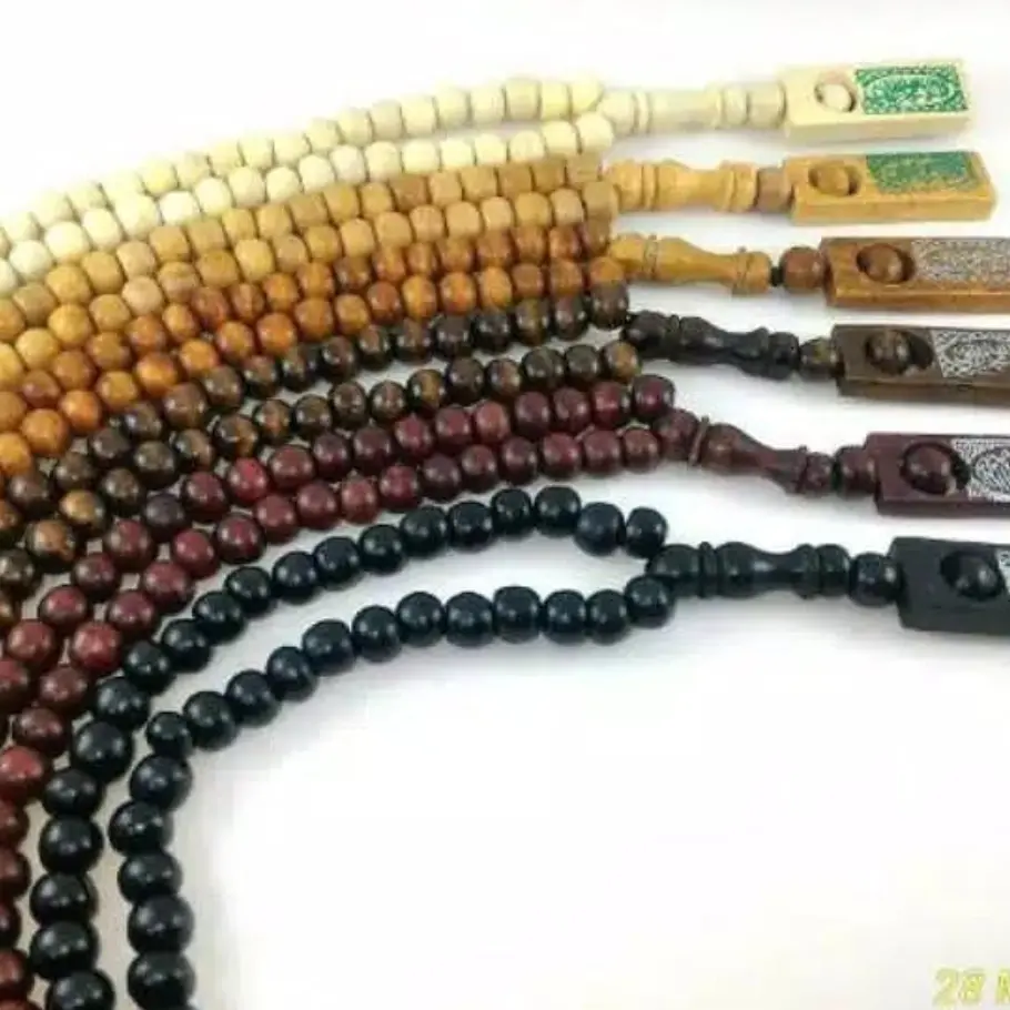 Tasbih kayu 99 perbiji/ tasbih kayu 99/ tasbih murah meriah