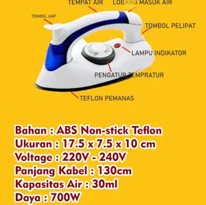 Setrika Lipat Portable Serbaguna