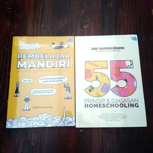 paket Bundling 55 prinsip dan gagasan homeschooling pembelajar mandiri buku parenting sekolah di rumah merdeka belajar
