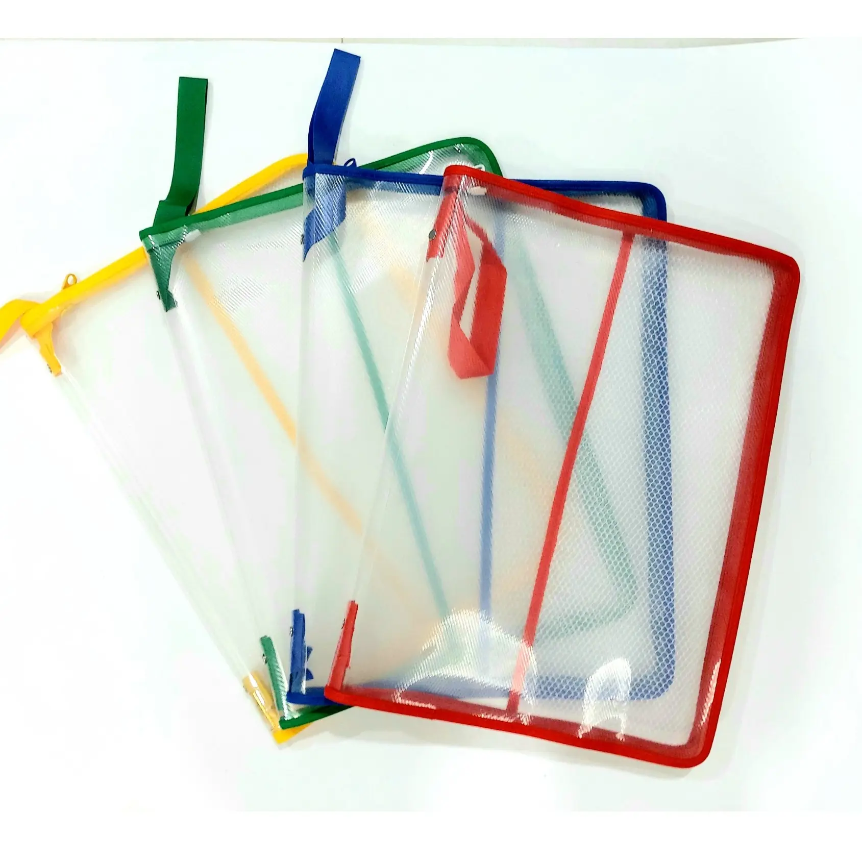 MAP PLASTIK ZIPPER BAG JARING FOLIO