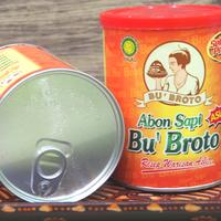 Gambar ABON SAPI BU BROTO 100 GRAM RASA SELERA PEDAS KEMASAN KALENG dari Gepuk Ny.Ong Kota Bandung 1 Tokopedia