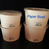 Gambar Paper bowl Food grade/Mangkok 360ml isi 50pc Tanpa ada tutup dari Lapaktokcer57 Kota Denpasar 3 Tokopedia