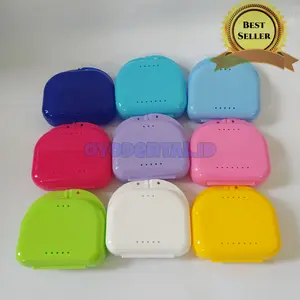 Dental kotak tempat retainer box protesa prothesa gigi palsu behel den