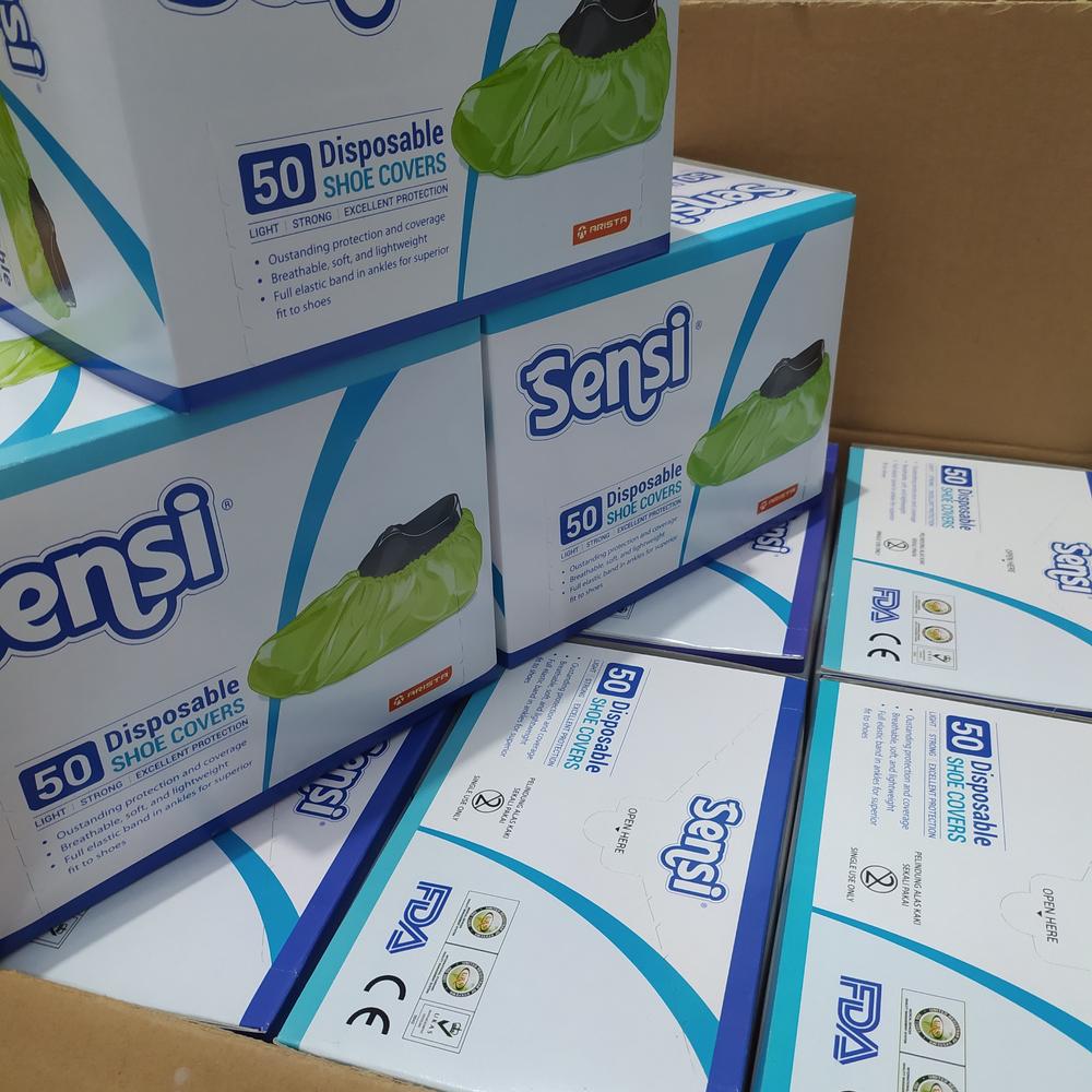 sensi shoes cover, 1box isi 50pcs.