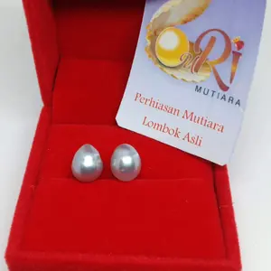 butiran mutiara laut baroque grade A lapisan tebal