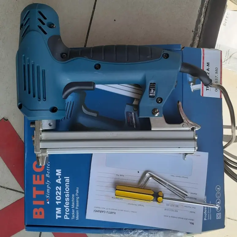 Mesin Staples Listrik Model U Bitec Electric Stapler TM 1022 A-M