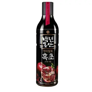 Sempio Korean Hong Cho Black Rice Vinegar Drink Concentrate Pomegranate 900 ml - Minuman Sempio Made in Korea dengan Rasa Pomegranate yang Lezat