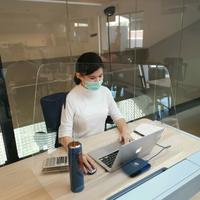 Gambar Partisi Akrilik Sneeze Screen - U-Shape dari office by FIRM Kab. Bekasi 3 Tokopedia
