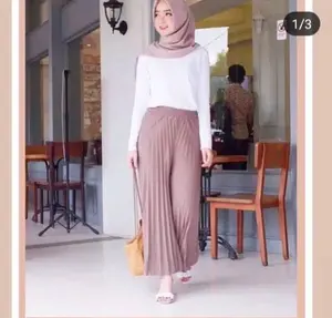 Celana Kulot Pleated Skirt / Kulot Plisket