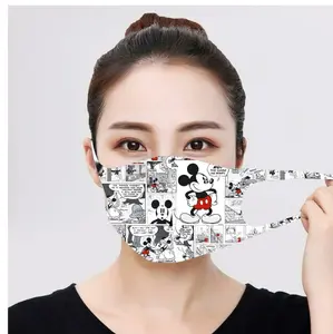 masker scuba motif branded miki comic