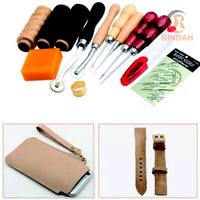Gambar Set 13pcs Alat Kerajinan Kulit Multifunctional Handmade Leather Craft dari RINDAH STORE 1 Kab. Jepara 3 Tokopedia