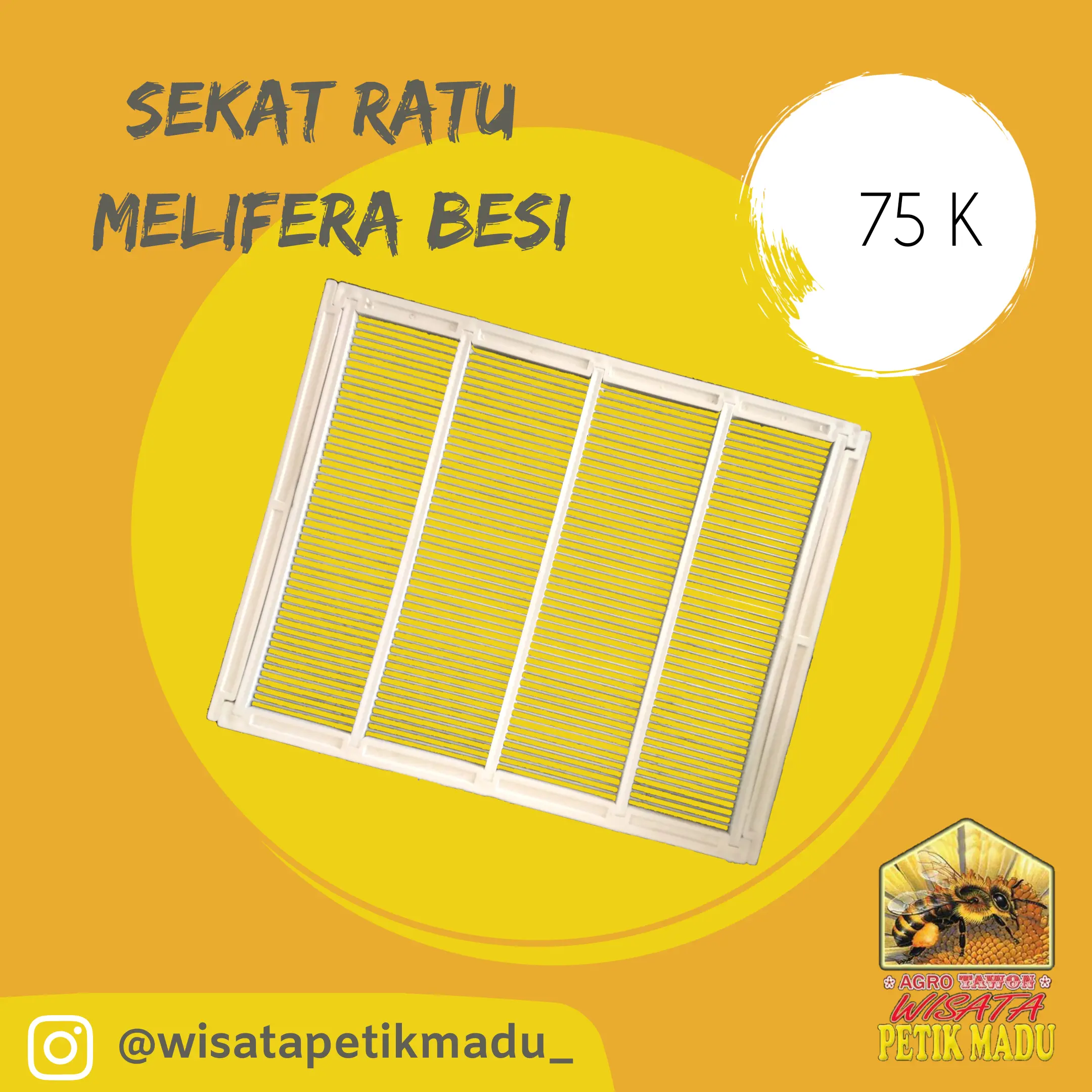 SEKAT RATU LEBAH MELIFERA BESI TERNAK LEBAH