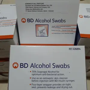 BD ALCOHOL SWABS / TISU ALKOHOL / ALKOHOL SWAB BD/ TISSUE ALKOHOL 70%