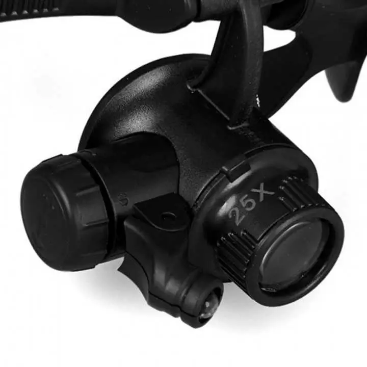 Kaca Mata Pembesar Magnifier Glasses Reparasi Jam Elektronik Hobbies 4