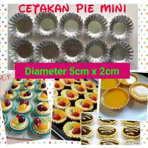 Cetakan pie susu mini 5cm isi 20pcs kode E