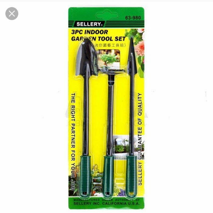 Gambar Alat Berkebun Mini 3pcs Sellery Indoor Garden Tools Set Tool Cultivato dari Super indo 1 Kota Administrasi Jakarta Barat Tokopedia