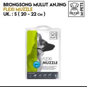 MPETS Flexi Muzzle size S / BRONGSONG MULUT ANJING