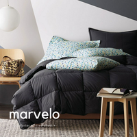 Gambar Marvelo Bedcover Sprei Set Katun Polos Warna Hitam Single Bed 100 cm dari Marvelo Bedding Kab. Sleman 1 Tokopedia