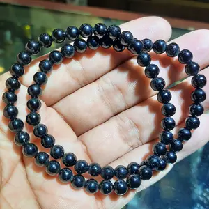 Gelang Natural Black Tourmaline 6mm
