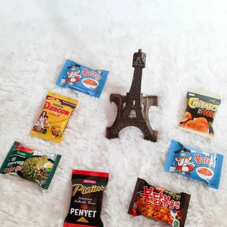 magnet kulkas miniatur snack 2