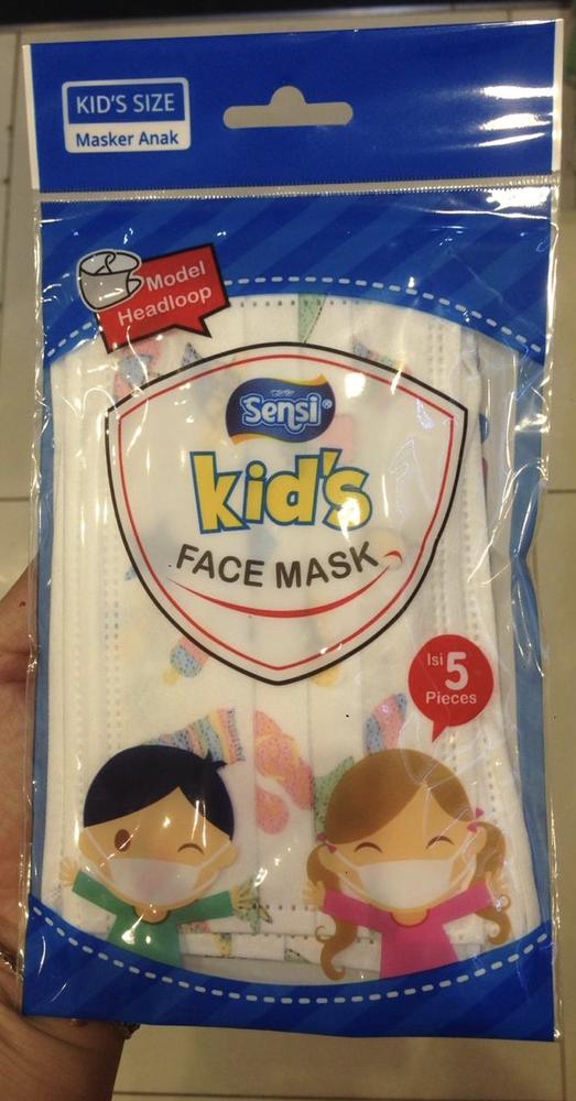 Masker anak sensi/masker 3ply/masker anak