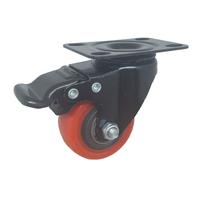 Gambar Roda PU Merah Light Duty CASTER TAIWAN 2" Plat Rem dari Toko Roda Jaya LTC GLODOK Kota Administrasi Jakarta Barat 1 Tokopedia