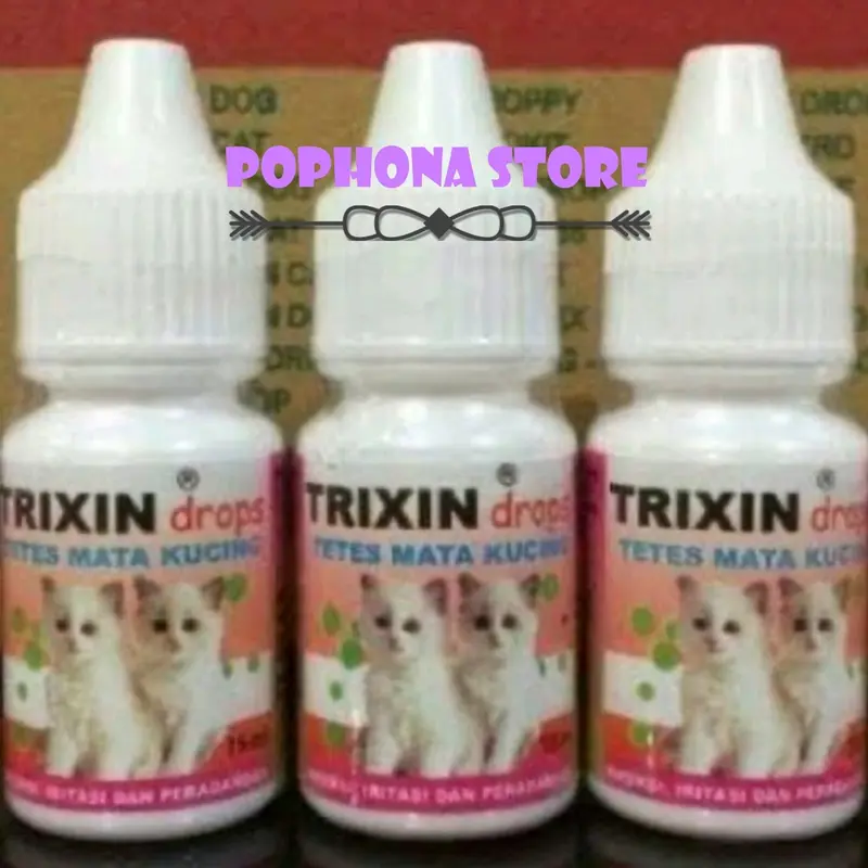 Trixin cat 15 ml obat tetes mata infeksi mata kucing 1