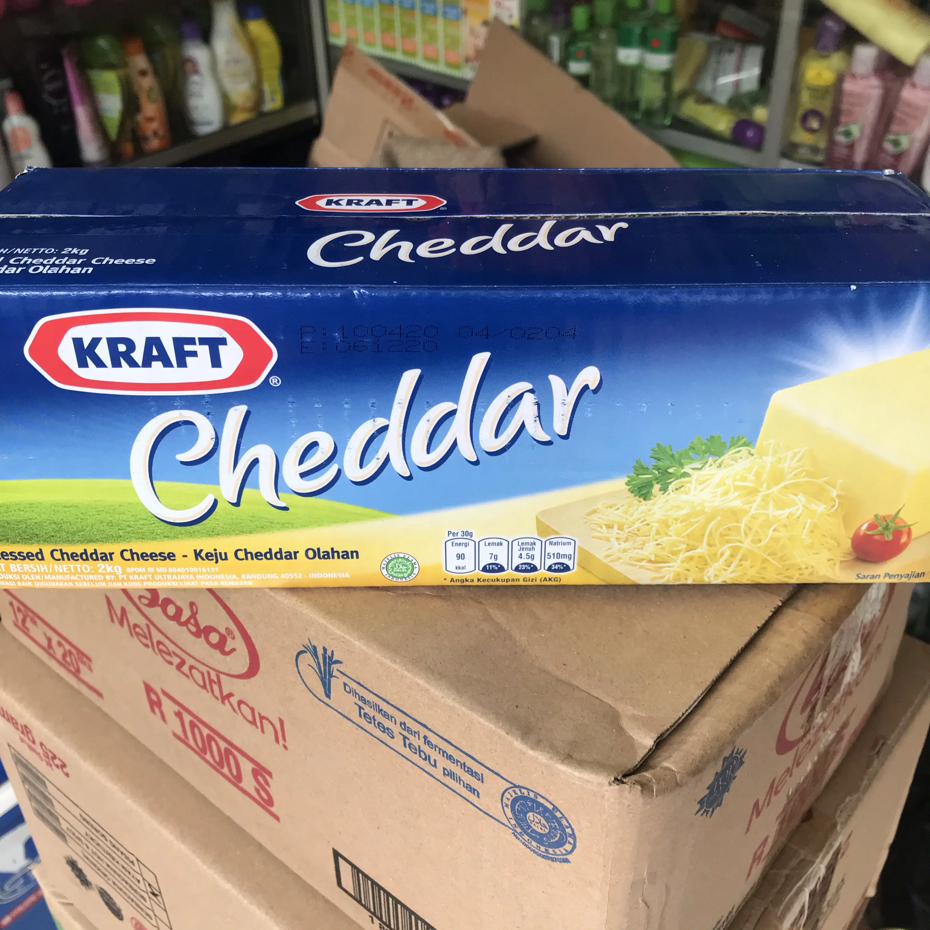 Kraft Cheddar Balok 2kg Baking