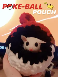 POKEBALL POUCH, Pouch Sugar Glider Pokemon