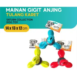 M-Pets Saturn Treat Dispenser Dog Toy Mainan Anjing