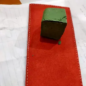 Batu Hijau Poles, kulit, dan kertas poles